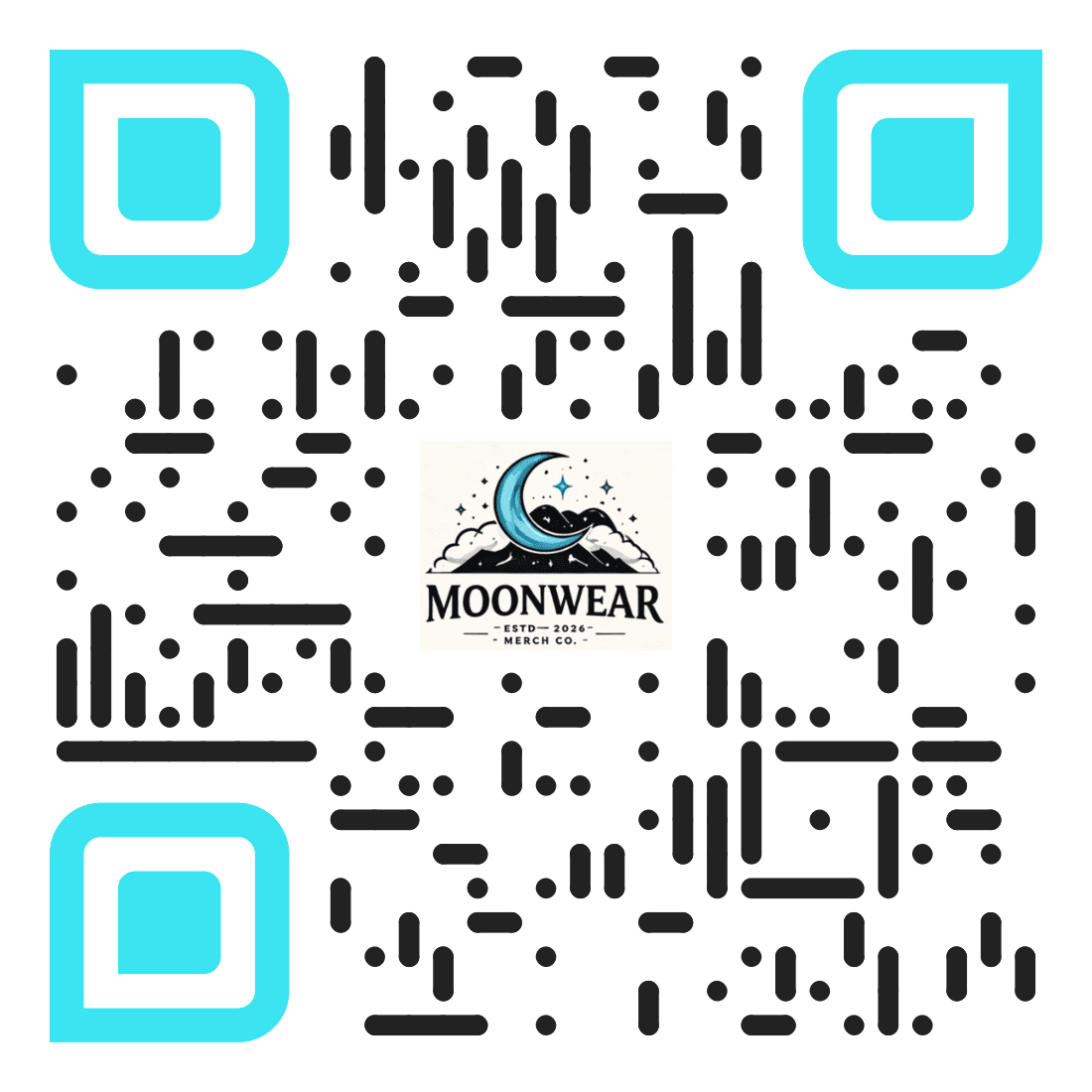 MOONWEAR QR Code - 10% off